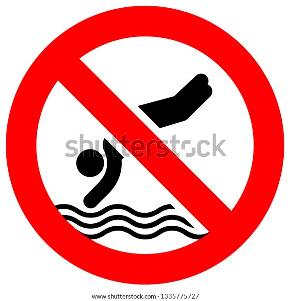 Prohibition Sign Black Forbidden Symbol Red Stock Vector (Royalty Free ...