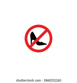 símbolo vectorial del conjunto de símbolos de prohibición
