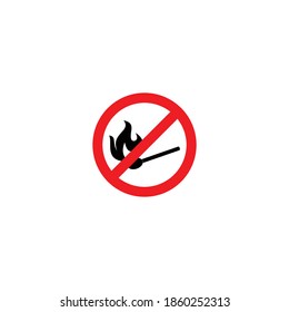 prohibition sign icon set vector symbol
