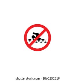 prohibition sign icon set vector symbol