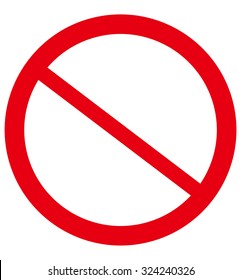 Prohibition sign icon Vector