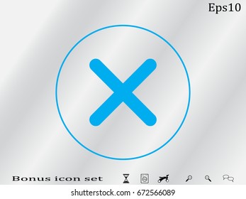 prohibition sign, icon, vector illustration eps10