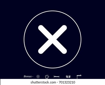 prohibition sign, icon, vector illustration eps10
