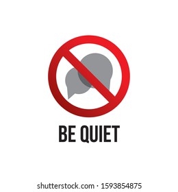 Prohibition Sign Icon Vector Template