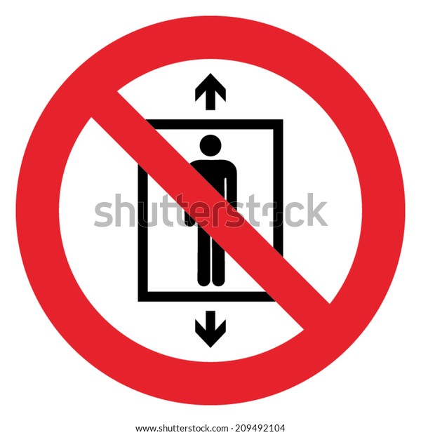 Prohibition Sign No Transport Persons Stock Vector (royalty Free) 209492104