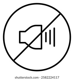 Prohibition sign for turning the volume too loud