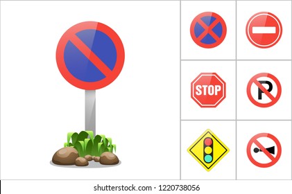 Prohibition sign / Vecter Stock