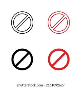 Vektorsymbol-Satz des Verbots
