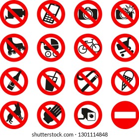 The Prohibition Signs
