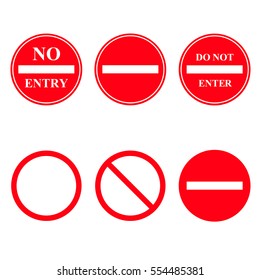 Prohibition Signs