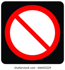 prohibition signs