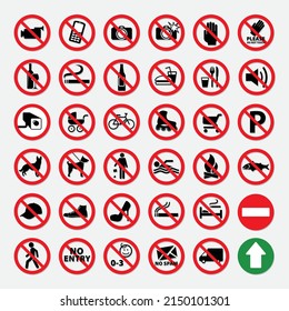 21,235 Prohibited direction Images, Stock Photos & Vectors | Shutterstock