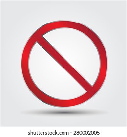 prohibition signs, Illustration vector