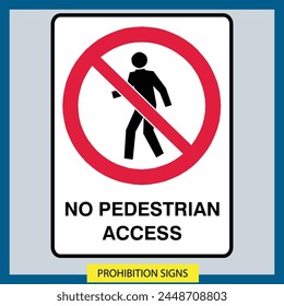 Prohibition signs vector illustration designs 