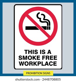 Prohibition signs vector illustration designs 