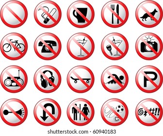 Prohibition Symbols 2