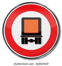 Prohibition for Trucks with dangerous goods