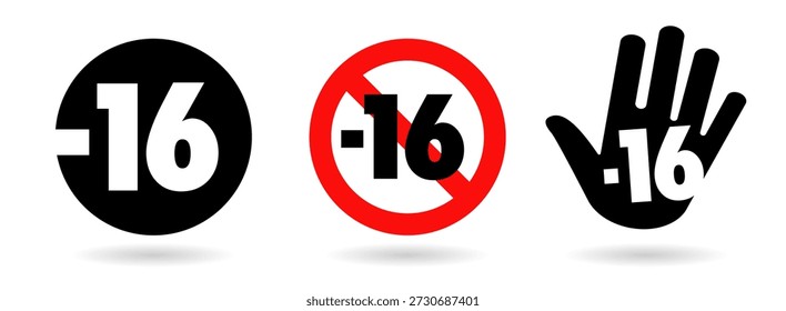 Prohibition to under 16 years old