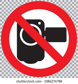 Recording Prohibited Images, Stock Photos & Vectors | Shutterstock