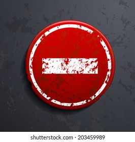 prohibitory road sign