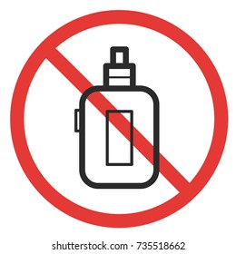 prohibitory sign vaping