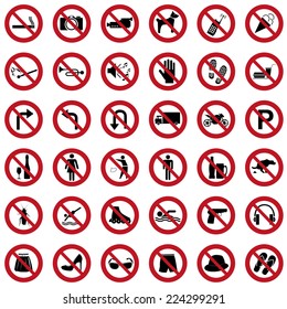 6,441 Prohibitory signs symbol Images, Stock Photos & Vectors ...