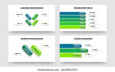 Project Analysis Four Five Two Three Step Diagram Frame Design Vector Illustration Set. Financial Innovation 4 5 2 3 Element Infographic Slideshow Template Collection.