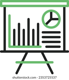 Project Analysis Icon image. Suitable for mobile application.