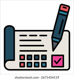Project Blueprint Icon Element For Design