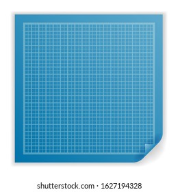 Project blueprint paper isolated paperwork background icon design illustration