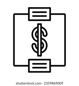 Project Budget icon design for personal commercial use