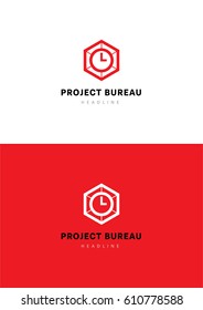 Project bureau logo template.