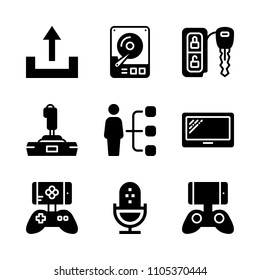 project, cloud, toy and digital icons in Technology vector set. Graphics for web and design