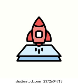 project color icon, isolated icon in light background, perfect for website, blog, logo, graphic design, social media, UI, mobile app