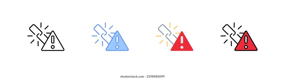 Project Constraints Multistyle Icon Sheet