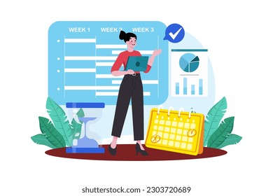 Project coordinator assigning tasks and managing timelines for the team.
