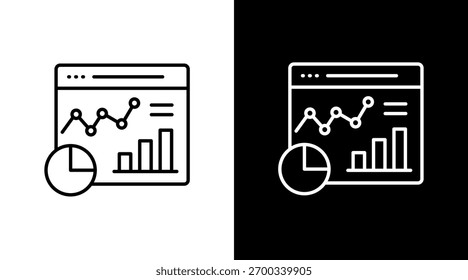 Project Dashboard White Icon Set Design