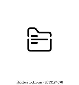 Project data file Outline Icon, Logo, and illustration Vector