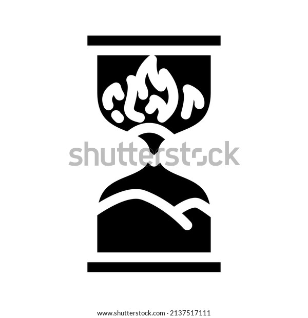 project deadline glyph icon\
vector. project deadline sign. isolated contour symbol black\
illustration
