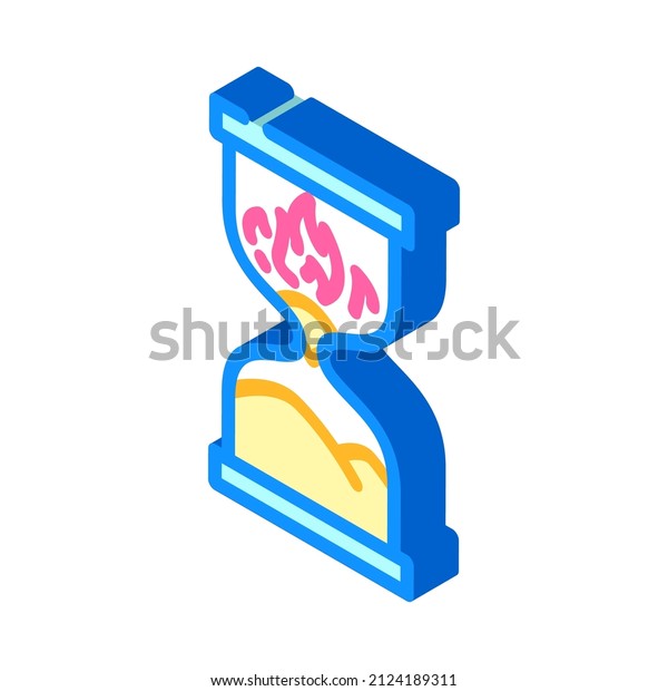 project deadline isometric icon\
vector. project deadline sign. isolated symbol\
illustration