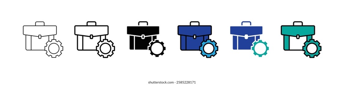 project deadline time management icon vector business working timeline process service signs illustration
