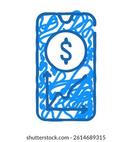 project deadlines are approaching doodle icon sketch vector. project deadlines are approaching sign. isolated symbol illustration