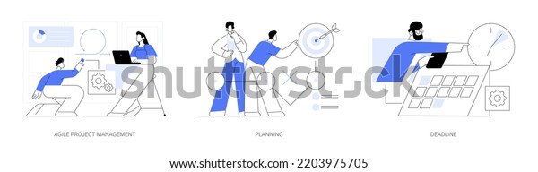 Project Delivery Abstract Concept Vector Illustration Stock Vector ...