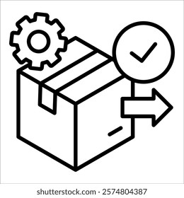 Project Delivery Icon Element For Design