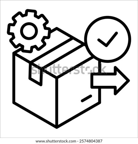 Project Delivery Icon Element For Design