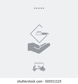 Project design concept - Flat minimal icon