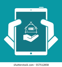 Project design concept - Flat minimal icon
