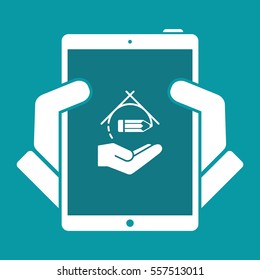 Project design concept - Flat minimal icon