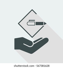 Project design concept - Flat minimal icon