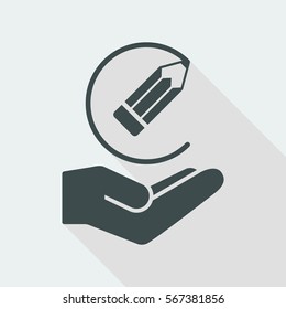 Project design concept - Flat minimal icon